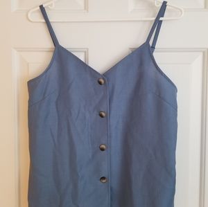 Button tank top